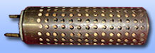 Cartridge heater made out of perforated sheath